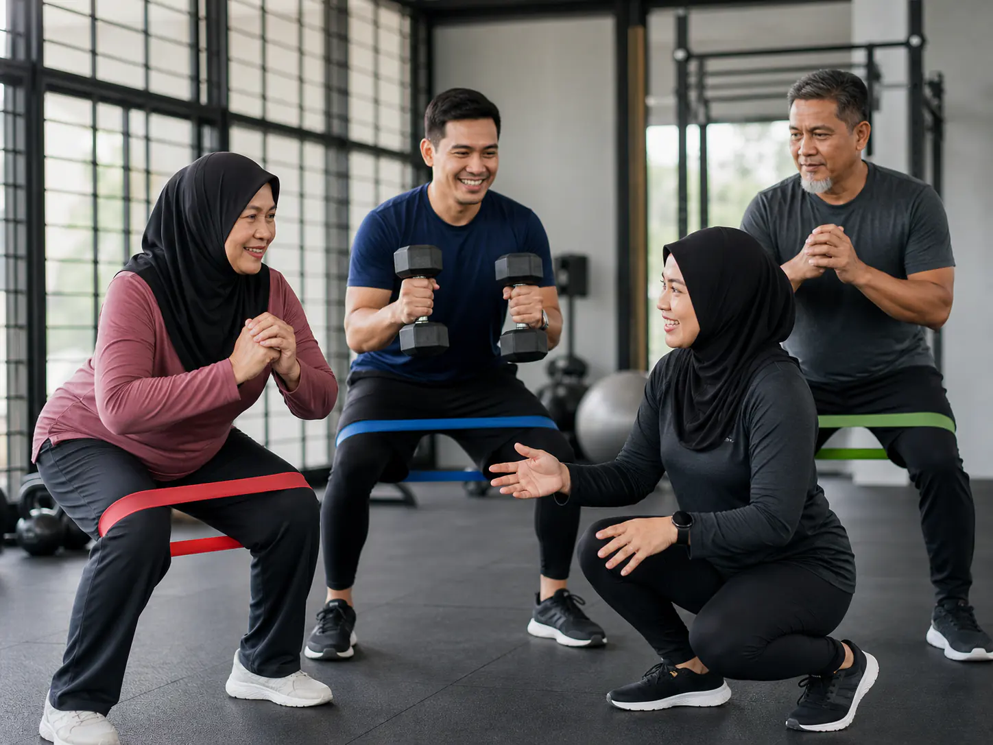Orang dewasa Malaysia pada peringkat hidup berbeza bersedia untuk berlatih