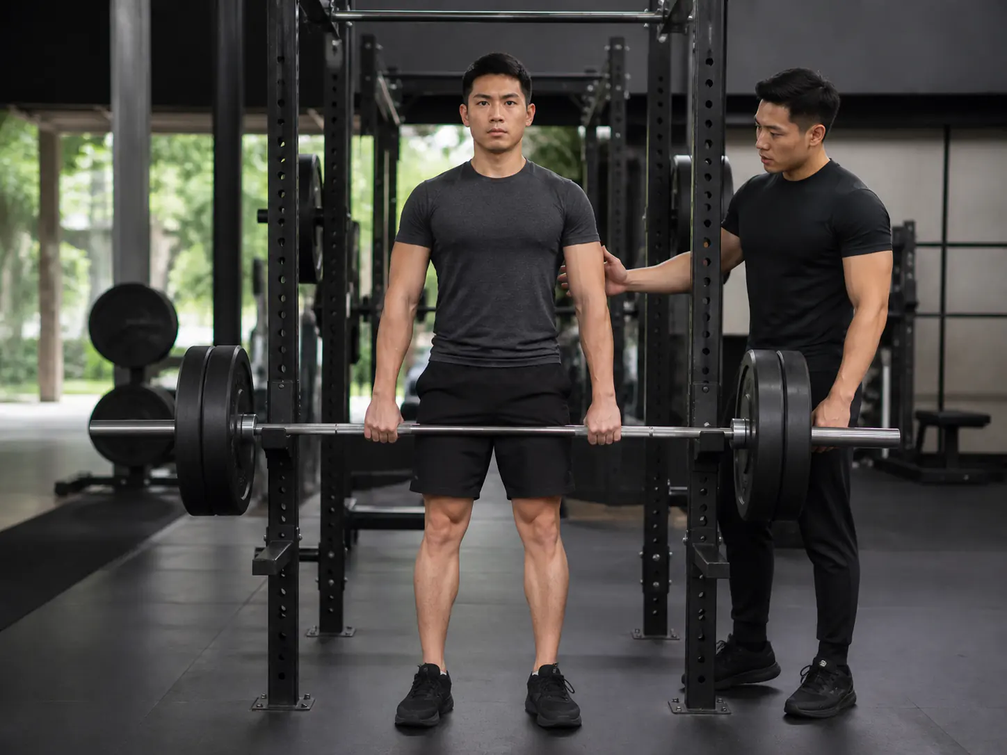 A controlled rack pull used to estimate strength