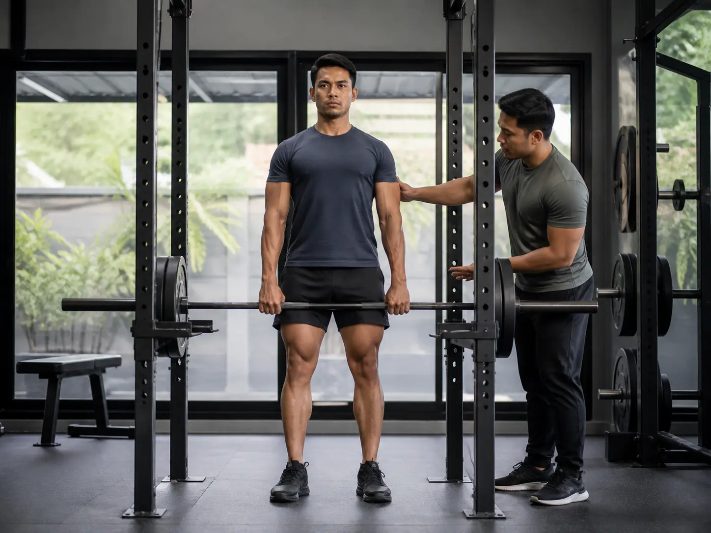Rack pull terkawal untuk menganggar kekuatan